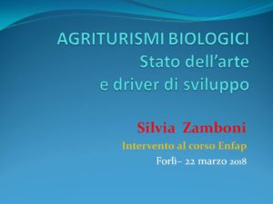 Agriturismi biologici, stato dell’arte e driver di sviluppo