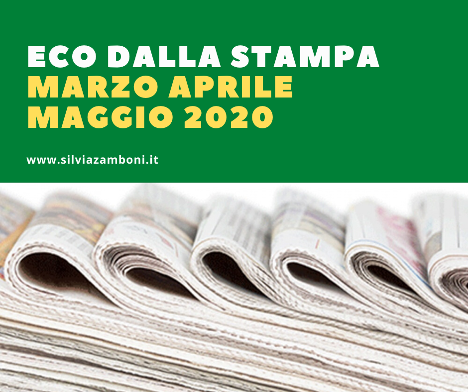 Eco Dalla Stampa – Marzo Aprile Maggio 2020