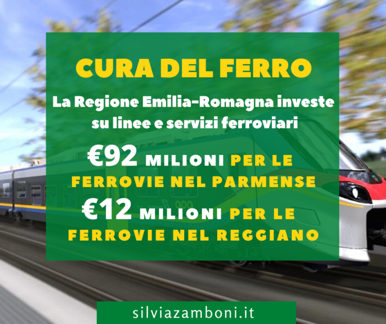 Regione Emilia-Romagna: Nuovi Investimenti Per la “Cura del Ferro”