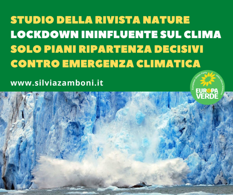 STUDIO DELLA RIVISTA NATURE: LOCKDOWN ININFLUENTE SUL CLIMA
