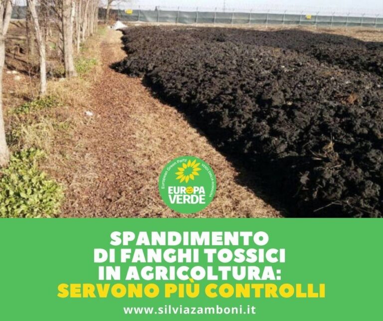 SPANDIMENTO DI FANGHI TOSSICI IN AGRICOLTURA: SERVONO PIÙ CONTROLLI