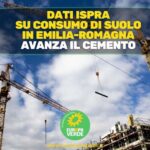 Consumo di suolo in Emilia-Romagna, i dati di ISPRA