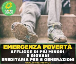 Emergenza povertà: ereditaria per 5 generazioni, affligge di più minori e giovani