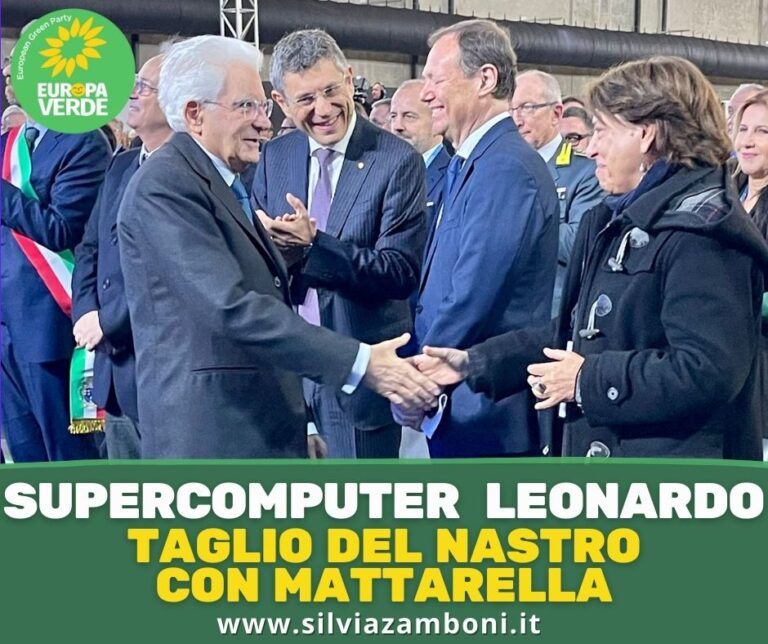 SUPERCOMPUTER LEONARDO: TAGLIO DEL NASTRO CON MATTARELLA