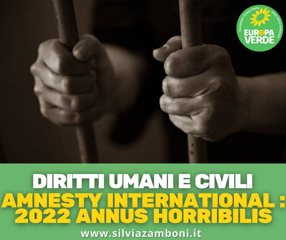 DIRITTI UMANI E CIVILI: 2022 ANNUS HORRIBILIS SECONDO AMNESTYINTERNATIONAL