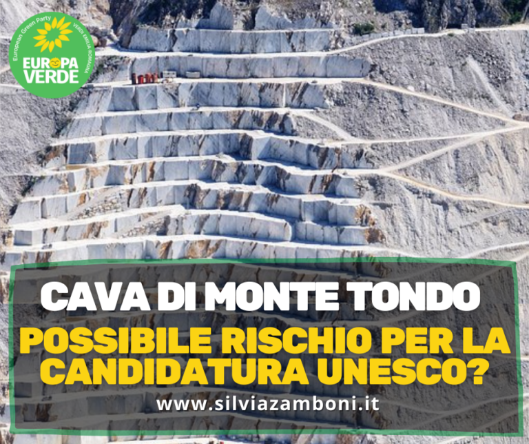CAVA DI MONTE TONDO (RA): MIA INTERROGAZIONE SU POSSIBILE COMPROMISSIONE DELLA CANDIDATURA UNESCO