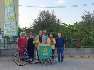 ALLA FESTA DI EUROPA VERDE PARMA, ASSIEME A VULA TSETSI, ANGELO BONELLI ED ENRICO OTTOLINI