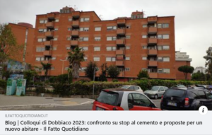 Colloqui di Dobbiaco 2023: confronto su stop al cemento e proposte per un nuovo abitare