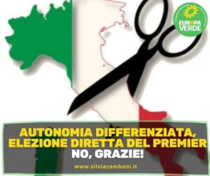 NO ALLA SPARTIZIONE DEL BOTTINO COSTITUZIONALE TRA FDI, LEGA E FORZA ITALIA