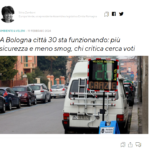 A Bologna città 30 sta funzionando: più sicurezza e meno smog, chi critica cerca voti