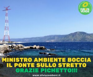 MINISTRO AMBIENTE BOCCIA IL PONTE SULLO STRETTO. GRAZIE PICHETTO!